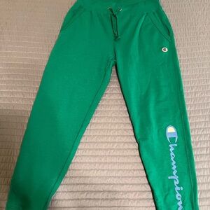 Champion woman’s Vibrant Green Sweatpants